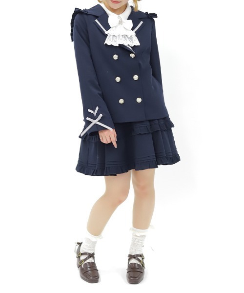 axes femme POETIQUE（アクシーズファムポエティック）の「ハイウエストフリルスカパン（その他パンツ・レディース・グレイッシュベージュ/グレー/ネイビー・MEDIUM）」の11枚目の写真