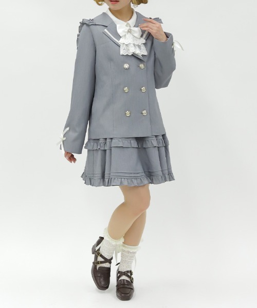 axes femme POETIQUE（アクシーズファムポエティック）の「ハイウエストフリルスカパン（その他パンツ・レディース・グレイッシュベージュ/グレー/ネイビー・MEDIUM）」の15枚目の写真