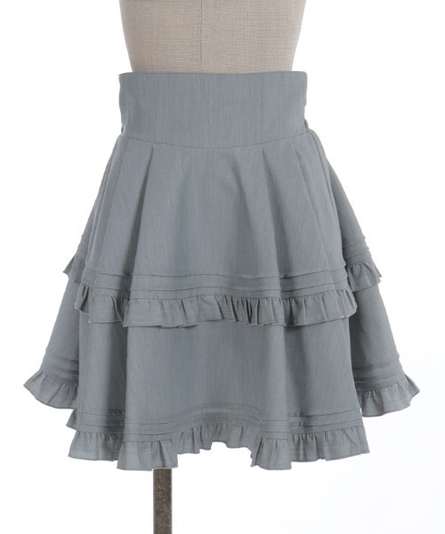 axes femme POETIQUE（アクシーズファムポエティック）の「ハイウエストフリルスカパン（その他パンツ・レディース・グレイッシュベージュ/グレー/ネイビー・MEDIUM）」の19枚目の写真