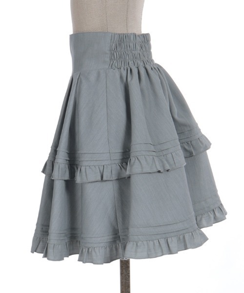 axes femme POETIQUE（アクシーズファムポエティック）の「ハイウエストフリルスカパン（その他パンツ・レディース・グレイッシュベージュ/グレー/ネイビー・MEDIUM）」の20枚目の写真