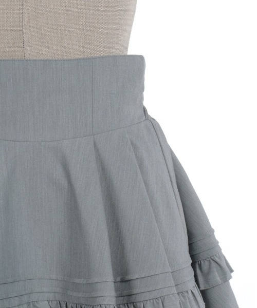 axes femme POETIQUE（アクシーズファムポエティック）の「ハイウエストフリルスカパン（その他パンツ・レディース・グレイッシュベージュ/グレー/ネイビー・MEDIUM）」の22枚目の写真