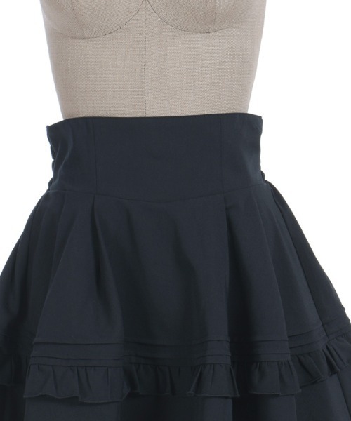 axes femme POETIQUE（アクシーズファムポエティック）の「ハイウエストフリルスカパン（その他パンツ・レディース・グレイッシュベージュ/グレー/ネイビー・MEDIUM）」の5枚目の写真