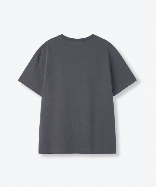 MUSINSA STANDARD KIDS（ムシンサスタンダードキッズ）の「グッドデイリラックスドTシャツ[グレー]（Tシャツ/カットソー・レディース・その他・100/110/120/130/140/150/160）」の3枚目の写真