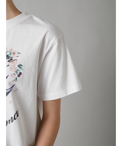 LILY BROWN(リリーブラウン)の「【LILY BROWN×KEITA MARUYAMA】グラフィックTシャツ(Tシャツ/カットソー・レディース・ミント/チャコールグレー/ホワイト・F)」の10枚目の写真