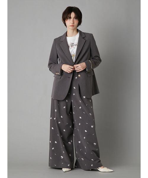 LILY BROWN(リリーブラウン)の「【LILY BROWN×KEITA MARUYAMA】グラフィックTシャツ(Tシャツ/カットソー・レディース・ミント/チャコールグレー/ホワイト・F)」の14枚目の写真