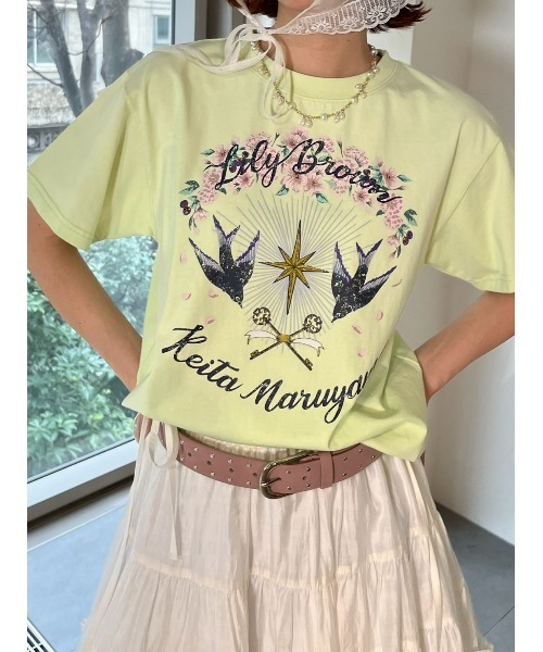 LILY BROWN KEITA MARUYAMA グラフィック Tシャツ LILY BROWN×KEITA MARUYAMA】グラフィックTシャツ（Tシャツ/カットソー