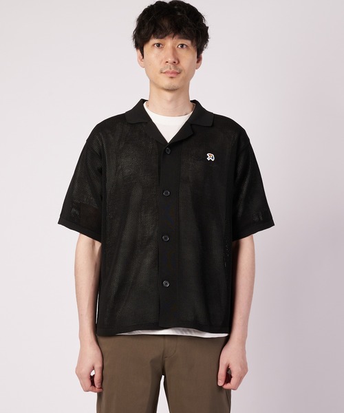 Arnold Palmer(アーノルドパーマー)の「メッシュニット シャツカーディガン + Tシャツ セット(Tシャツ/カットソー・メンズ・アイボリー/ブラック/ダークグリーン・LL/L/M)」の12枚目の写真