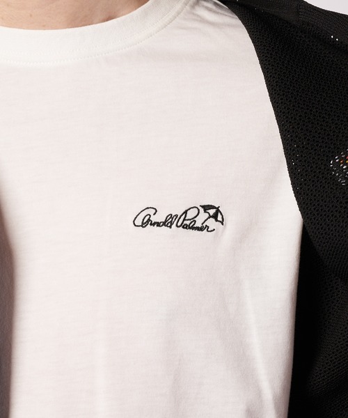 Arnold Palmer(アーノルドパーマー)の「メッシュニット シャツカーディガン + Tシャツ セット(Tシャツ/カットソー・メンズ・アイボリー/ブラック/ダークグリーン・LL/L/M)」の19枚目の写真
