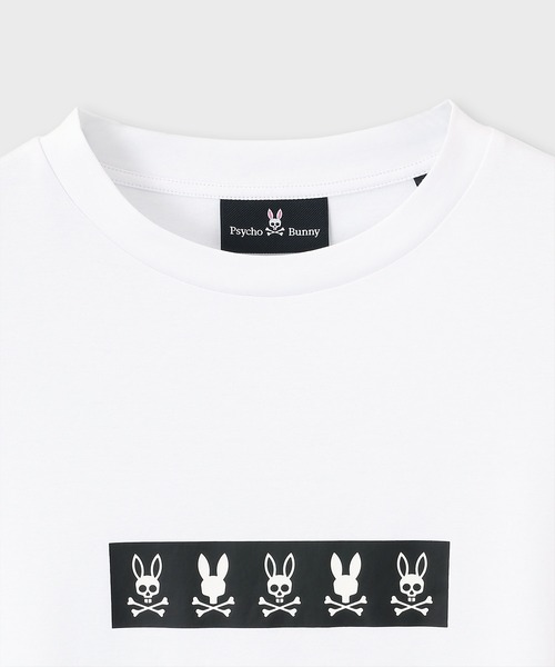 Psycho Bunny(サイコバニー)の「BOXロゴ シルケットスムースTシャツ(Tシャツ/カットソー・メンズ・ホワイト/ブラック・SMALL/MEDIUM/LARGE/X-LARGE)」の8枚目の写真