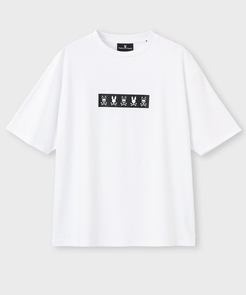 Psycho Bunny(サイコバニー)の「BOXロゴ シルケットスムースTシャツ(Tシャツ/カットソー・メンズ・ホワイト/ブラック・SMALL/MEDIUM/LARGE/X-LARGE)」の6枚目の写真