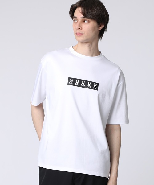 Psycho Bunny(サイコバニー)の「BOXロゴ シルケットスムースTシャツ(Tシャツ/カットソー・メンズ・ホワイト/ブラック・SMALL/MEDIUM/LARGE/X-LARGE)」の14枚目の写真