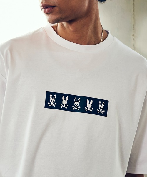 Psycho Bunny(サイコバニー)の「BOXロゴ シルケットスムースTシャツ(Tシャツ/カットソー・メンズ・ホワイト/ブラック・SMALL/MEDIUM/LARGE/X-LARGE)」の15枚目の写真