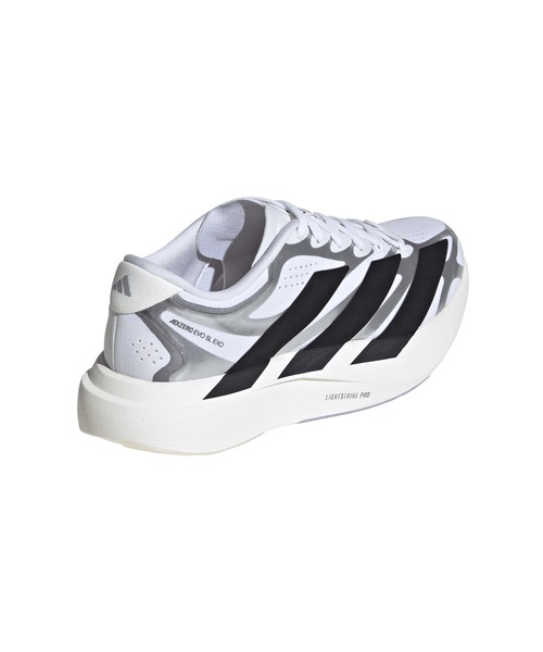adidas(アディダス)の「adidas アディダス adizero EVO SL EXO W アディゼロ KI4782(スニーカー・レディース・ホワイト×シルバー・24.5cm/23.5cm/25.0cm/24.0cm/23.0cm)」の8枚目の写真