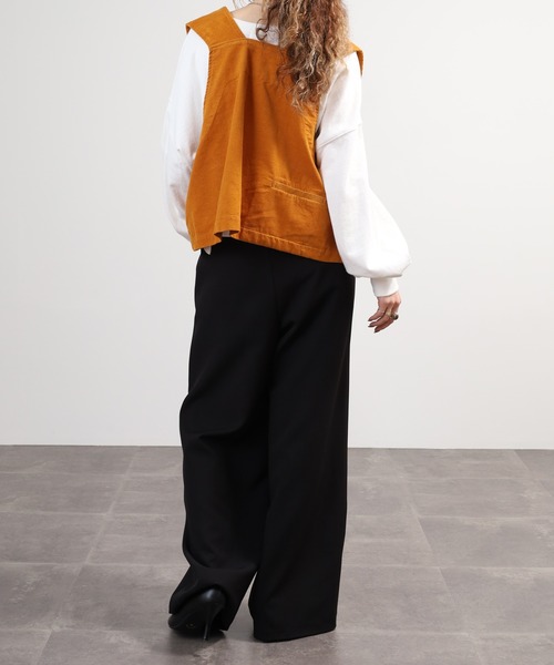 SO(エスオー)の「ベスト(ベスト・レディース・チャコール/ダルブルー系/ボルドー/グレイッシュベージュ/オレンジ系その他・F)」の6枚目の写真