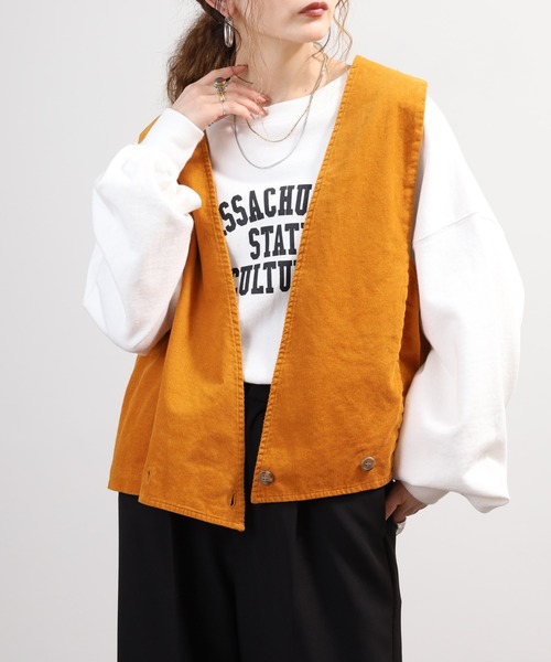 SO(エスオー)の「ベスト(ベスト・レディース・チャコール/ダルブルー系/ボルドー/グレイッシュベージュ/オレンジ系その他・F)」の8枚目の写真