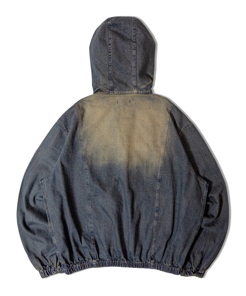 JACKROSE（ジャックローズ）の「JE PROCESSING DENIM HOOD JACKET（デニムジャケット・メンズ・インディゴブルー/その他1・M/L）」の4枚目の写真