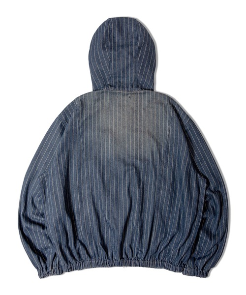 JACKROSE（ジャックローズ）の「JE PROCESSING DENIM HOOD JACKET（デニムジャケット・メンズ・インディゴブルー/その他1・M/L）」の6枚目の写真