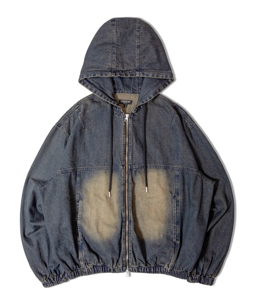JACKROSE（ジャックローズ）の「JE PROCESSING DENIM HOOD JACKET（デニムジャケット・メンズ・インディゴブルー/その他1・M/L）」の3枚目の写真