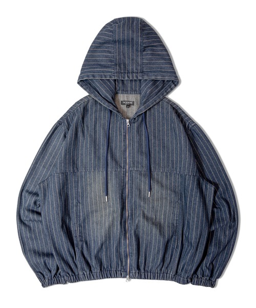 JACKROSE（ジャックローズ）の「JE PROCESSING DENIM HOOD JACKET（デニムジャケット・メンズ・インディゴブルー/その他1・M/L）」の5枚目の写真