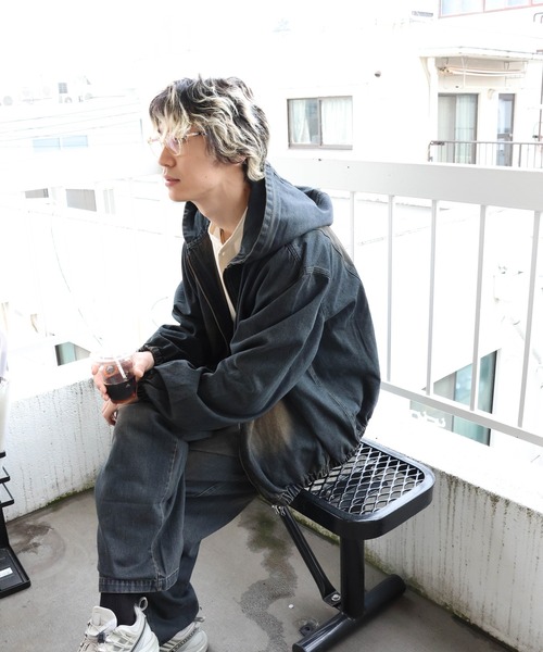 JACKROSE(ジャックローズ)の「JE PROCESSING DENIM HOOD JACKET(デニムジャケット・メンズ・インディゴブルー/その他1・M/L)」の12枚目の写真