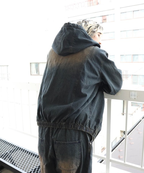 JACKROSE(ジャックローズ)の「JE PROCESSING DENIM HOOD JACKET(デニムジャケット・メンズ・インディゴブルー/その他1・M/L)」の17枚目の写真