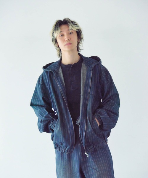 JACKROSE(ジャックローズ)の「JE PROCESSING DENIM HOOD JACKET(デニムジャケット・メンズ・インディゴブルー/その他1・M/L)」の22枚目の写真