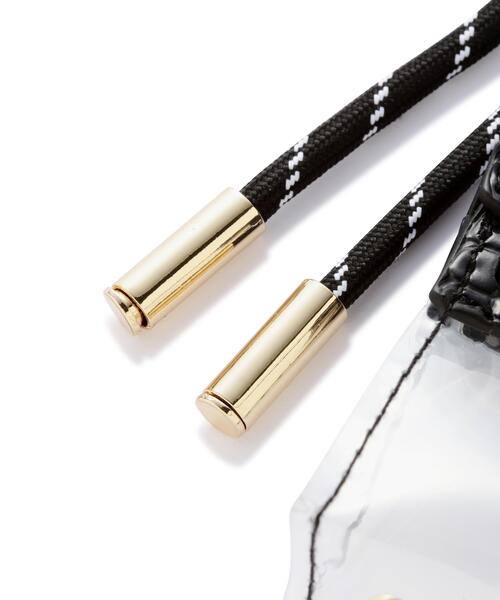 FREE'S MART（フリーズマート）の「◆クリアバッグチャーム（キーホルダー・レディース・ブルー/ブラック・ﾌﾘ-）」の7枚目の写真