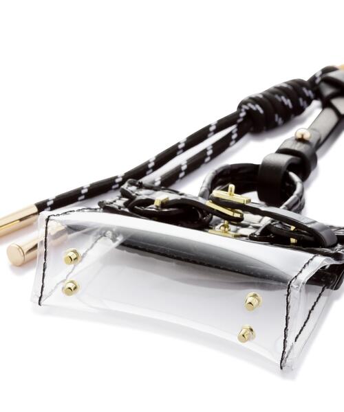 FREE'S MART（フリーズマート）の「◆クリアバッグチャーム（キーホルダー・レディース・ブルー/ブラック・ﾌﾘ-）」の9枚目の写真