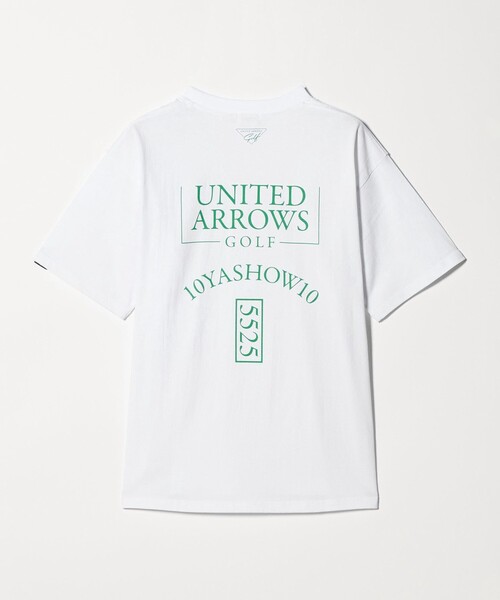 5525golf(ゴーゴーニーゴーゴルフ)の「【別注】<5525 × 10YASHOW10 × UNITED ARROWS GOLF>クルーネック Tシャツ(Tシャツ/カットソー・メンズ・ホワイト/ブラック・M/L/S)」の3枚目の写真