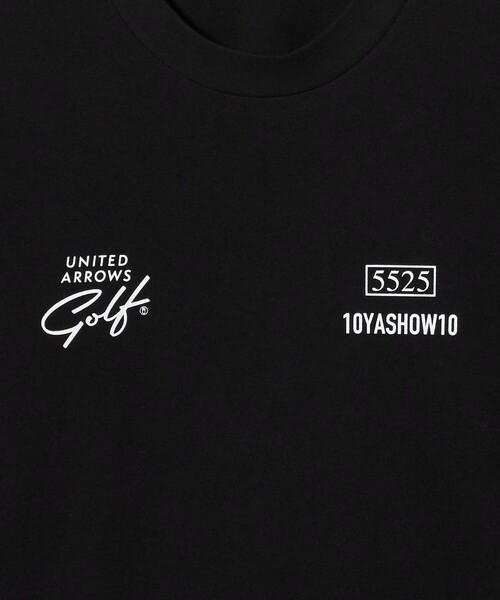 5525golf(ゴーゴーニーゴーゴルフ)の「【別注】<5525 × 10YASHOW10 × UNITED ARROWS GOLF>クルーネック Tシャツ(Tシャツ/カットソー・メンズ・ホワイト/ブラック・M/L/S)」の10枚目の写真