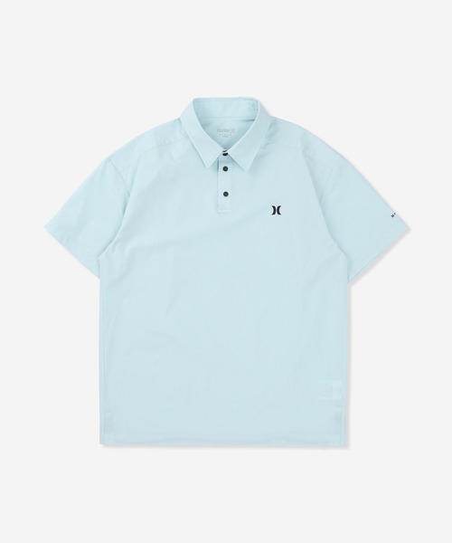 Hurley (ハーレー)の「【Hurley:ハーレー】ファントムユーティリティーポロシャツ PHANTOM WVN ICON OVRSZD POLO(シャツ/ブラウス・メンズ・ブラック/ライトブルー/ブルーグレー/カーキブラウン・MEDIUM/SMALL/X-LARGE/LARGE)」の4枚目の写真