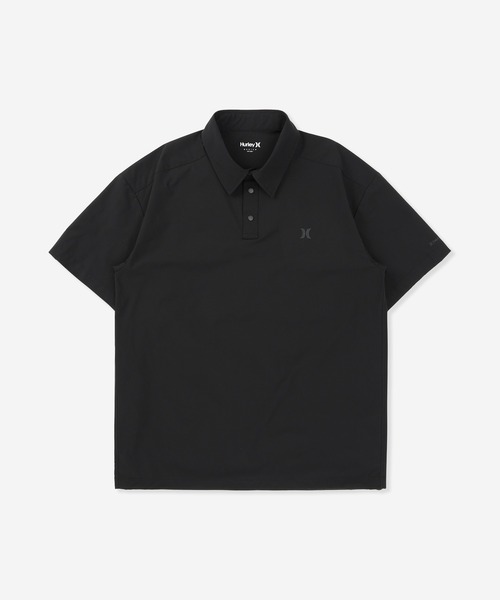 Hurley (ハーレー)の「【Hurley:ハーレー】ファントムユーティリティーポロシャツ PHANTOM WVN ICON OVRSZD POLO(シャツ/ブラウス・メンズ・ブラック/ライトブルー/ブルーグレー/カーキブラウン・MEDIUM/SMALL/X-LARGE/LARGE)」の2枚目の写真