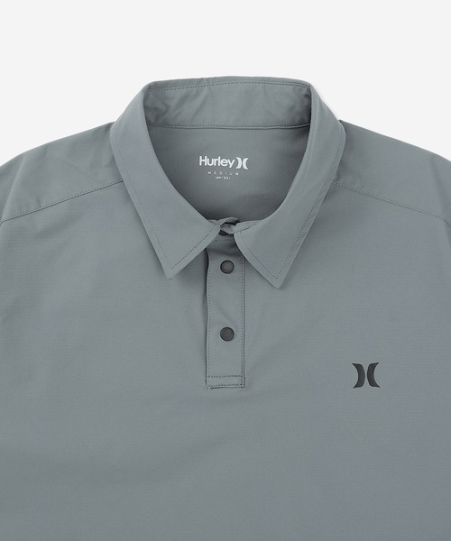 Hurley (ハーレー)の「【Hurley:ハーレー】ファントムユーティリティーポロシャツ PHANTOM WVN ICON OVRSZD POLO(シャツ/ブラウス・メンズ・ブラック/ライトブルー/ブルーグレー/カーキブラウン・MEDIUM/SMALL/X-LARGE/LARGE)」の12枚目の写真
