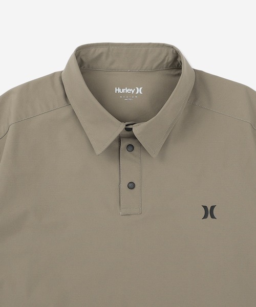 Hurley (ハーレー)の「【Hurley:ハーレー】ファントムユーティリティーポロシャツ PHANTOM WVN ICON OVRSZD POLO(シャツ/ブラウス・メンズ・ブラック/ライトブルー/ブルーグレー/カーキブラウン・MEDIUM/SMALL/X-LARGE/LARGE)」の17枚目の写真