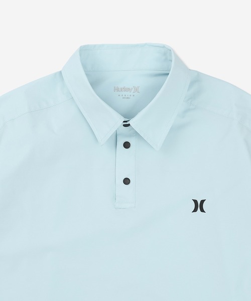 Hurley (ハーレー)の「【Hurley:ハーレー】ファントムユーティリティーポロシャツ PHANTOM WVN ICON OVRSZD POLO(シャツ/ブラウス・メンズ・ブラック/ライトブルー/ブルーグレー/カーキブラウン・MEDIUM/SMALL/X-LARGE/LARGE)」の22枚目の写真