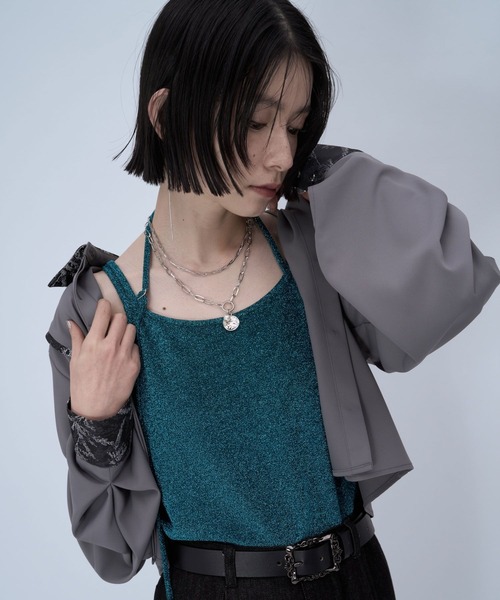 HARE(ハレ)の「アソートカップツキキャミ(HARE)(キャミソール・レディース・ブルー/ブラック系その他/ブラック・FREE)」の3枚目の写真