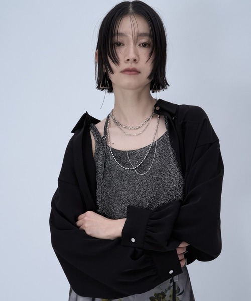 HARE(ハレ)の「アソートカップツキキャミ(HARE)(キャミソール・レディース・ブルー/ブラック系その他/ブラック・FREE)」の16枚目の写真