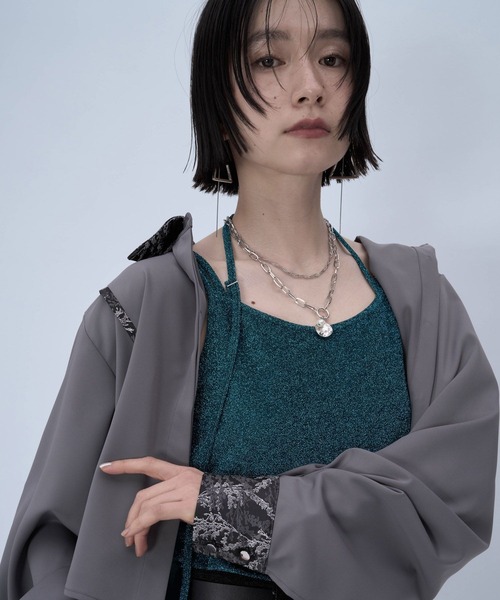 HARE(ハレ)の「アソートカップツキキャミ(HARE)(キャミソール・レディース・ブルー/ブラック系その他/ブラック・FREE)」の21枚目の写真