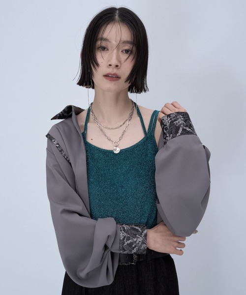 HARE(ハレ)の「アソートカップツキキャミ(HARE)(キャミソール・レディース・ブルー/ブラック系その他/ブラック・FREE)」の18枚目の写真