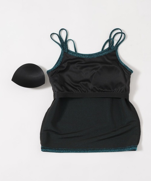 HARE(ハレ)の「アソートカップツキキャミ(HARE)(キャミソール・レディース・ブルー/ブラック系その他/ブラック・FREE)」の6枚目の写真