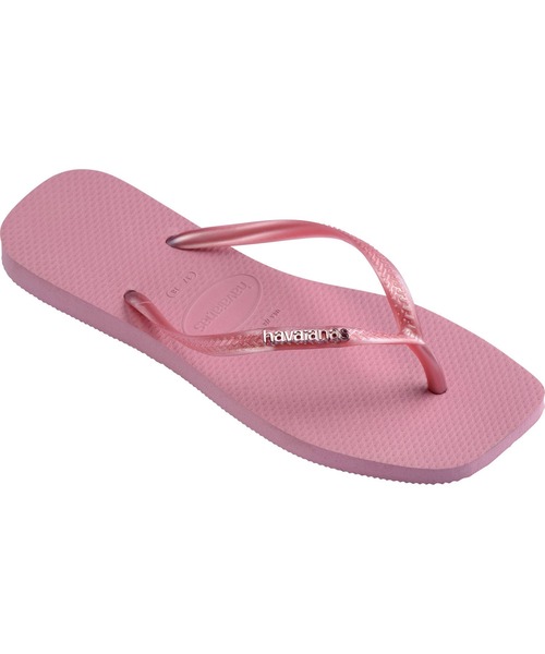 havaianas(ハワイアナス)の「SLIM SQUARE LOGO METALLIC(サンダル・レディース・ブラック系その他3/ベージュ系その他5/ピンク系・22cm/23cm/24.5cm/25.5cm)」の5枚目の写真
