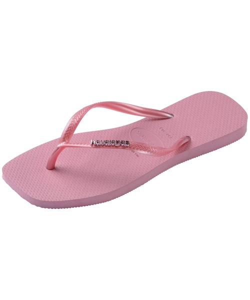 havaianas(ハワイアナス)の「SLIM SQUARE LOGO METALLIC(サンダル・レディース・ブラック系その他3/ベージュ系その他5/ピンク系・22cm/23cm/24.5cm/25.5cm)」の9枚目の写真