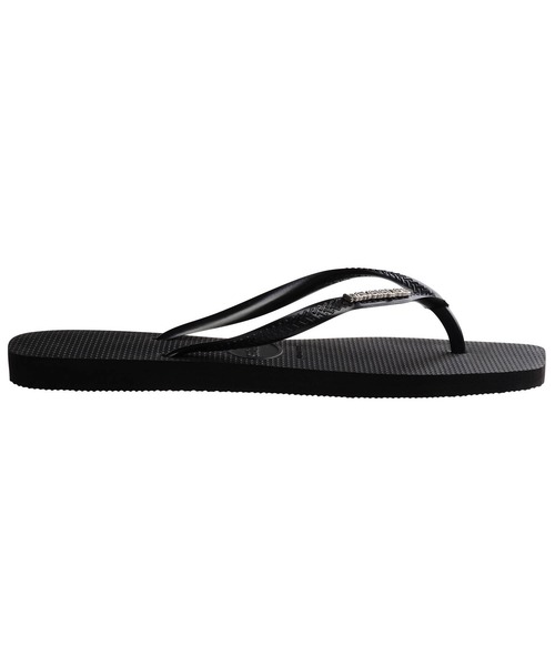 havaianas(ハワイアナス)の「SLIM SQUARE LOGO METALLIC(サンダル・レディース・ブラック系その他3/ベージュ系その他5/ピンク系・22cm/23cm/24.5cm/25.5cm)」の10枚目の写真