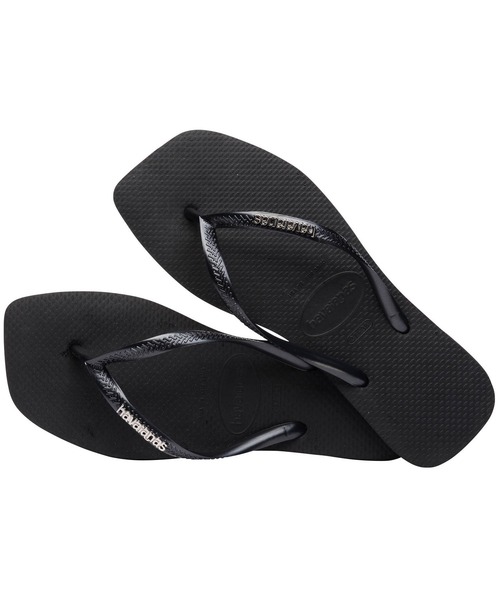 havaianas(ハワイアナス)の「SLIM SQUARE LOGO METALLIC(サンダル・レディース・ブラック系その他3/ベージュ系その他5/ピンク系・22cm/23cm/24.5cm/25.5cm)」の15枚目の写真