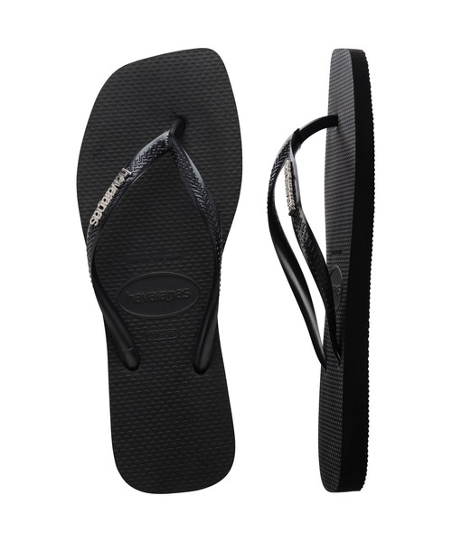 havaianas(ハワイアナス)の「SLIM SQUARE LOGO METALLIC(サンダル・レディース・ブラック系その他3/ベージュ系その他5/ピンク系・22cm/23cm/24.5cm/25.5cm)」の16枚目の写真