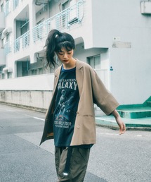 niko and...（ニコアンド）の「[MODE NORM CORE] ジョーゼットルーズジャケット（テーラードジャケット）」