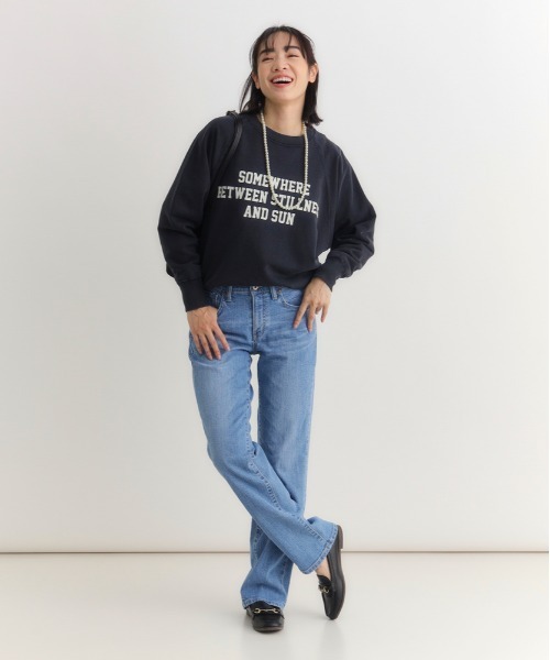 SOMETHING(サムシング)の「SOMETHING(サムシング)【レディース】「ELSA」スタンダードストレートパンツ(デニムパンツ・レディース・ライトインディゴブルー・25inch/31inch/26inch/27inch/28inch/29inch/30inch)」の6枚目の写真