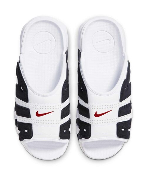 NIKE(ナイキ)の「ナイキ エア モア アップテンポ メンズスライド / Nike Air More Uptempo Men's Slides FB7818-100 White(サンダル・メンズ・ホワイト・30/25/24/29/28/27/26)」の6枚目の写真
