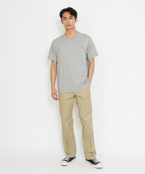 Dickies(ディッキーズ)の「Dickies/ディッキーズ メープルトンTシャツ 半袖/ロゴTシャツ(Tシャツ/カットソー・メンズ・ホワイト/ブラック/グレー/ブルー・SMALL/MEDIUM/LARGE/X-LARGE)」の15枚目の写真