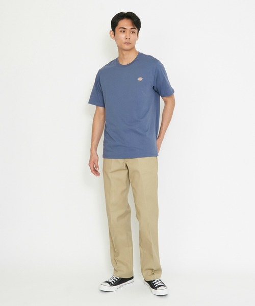 Dickies(ディッキーズ)の「Dickies/ディッキーズ メープルトンTシャツ 半袖/ロゴTシャツ(Tシャツ/カットソー・メンズ・ホワイト/ブラック/グレー/ブルー・SMALL/MEDIUM/LARGE/X-LARGE)」の8枚目の写真